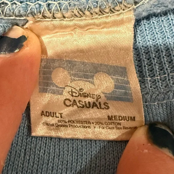 Vintage 1980’s Blue Disney Mickey Mouse Sweatshirt - Picture 3 of 15